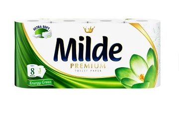Hartie Igienica Milde Energy Green 3 Straturi 8 Role
